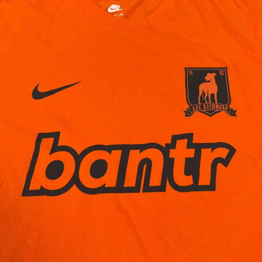 Nike Ted Lasso AFC Richmond Bantr Graphic T-Shirt Mens XXL Orange 363277-81J